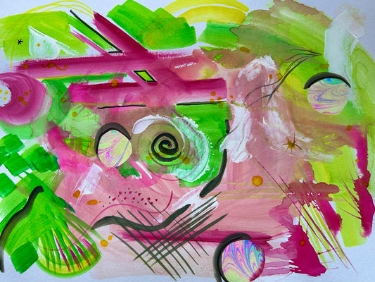Postcard - 'May Morning' from an original painting by Melissa Purchase