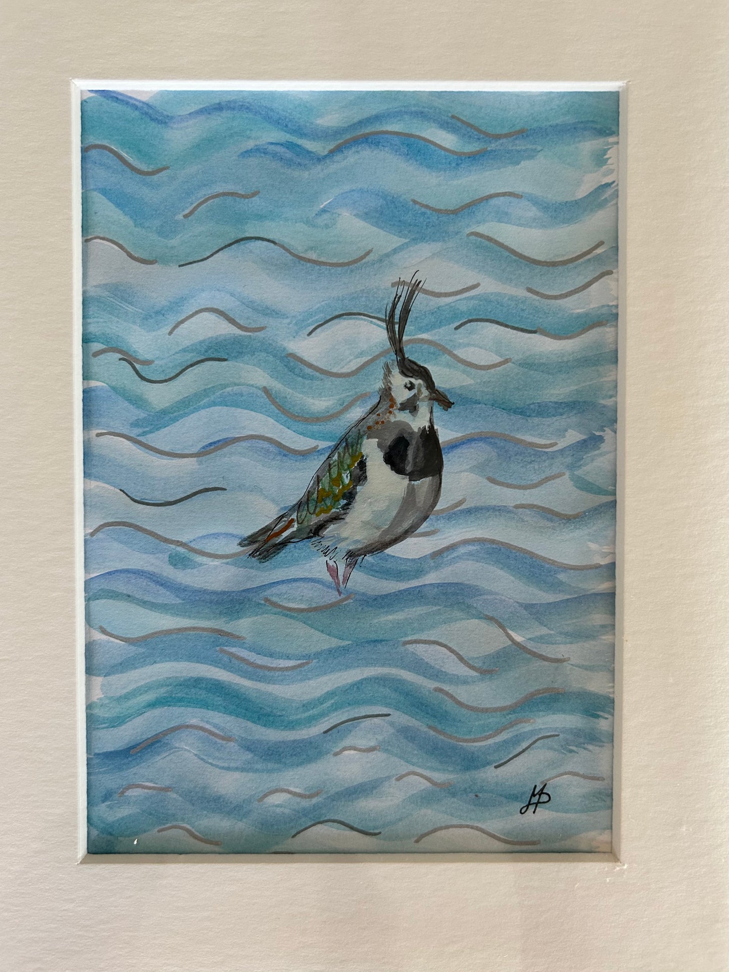 Bird Dipping Her Toes