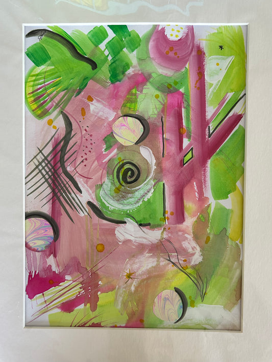 Pink and Green