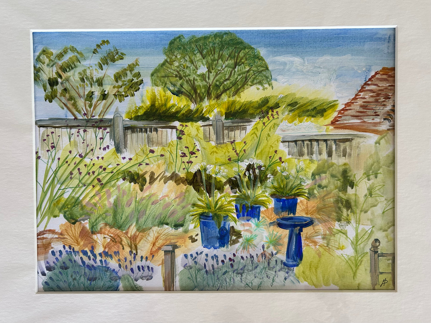 Blue Garden Pots